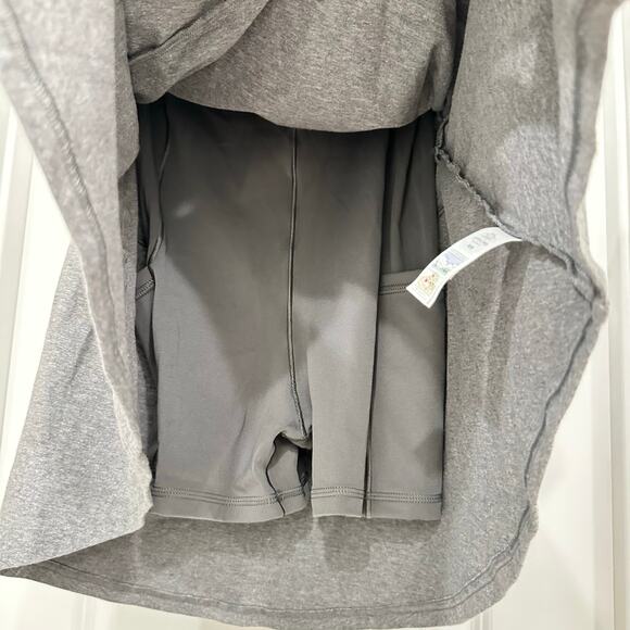 NWT OFFLINE By Aerie OG Sunlight Mini Dress in Dark Heather Gray Size Medium - Picture 8 of 9